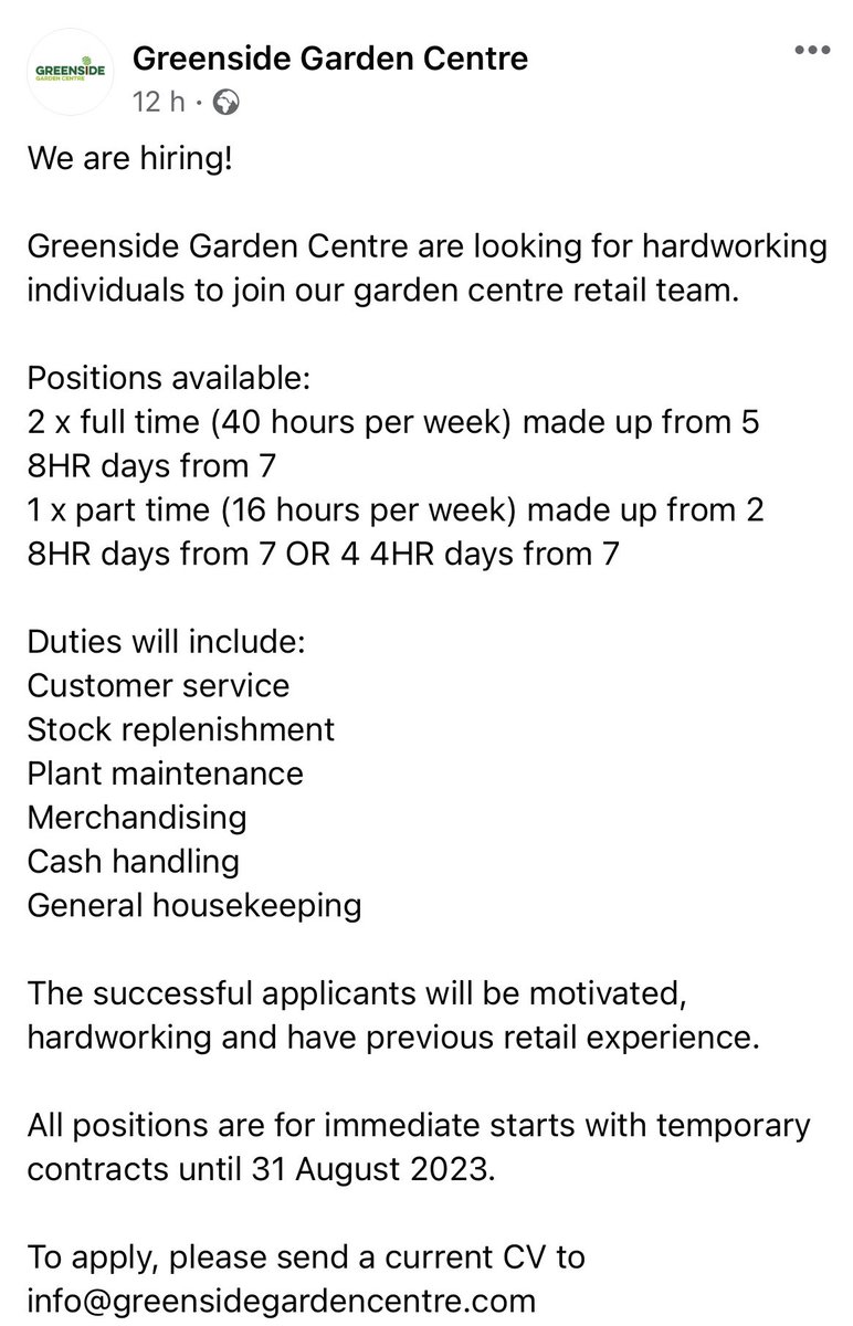 Local employment opportunity <a href="/CaldervaleHigh/">Caldervale High</a> <a href="/CaldervaleDYW/">CaldervaleDYW</a>