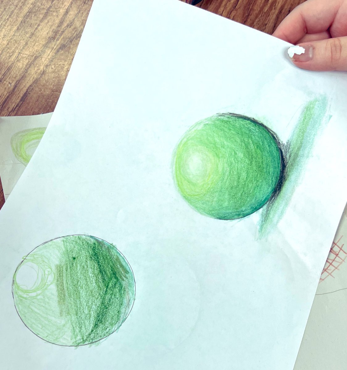 Love seeing progress with their shading skills.  #itsallaboutthepractice #mistakesareproofyouaretrying