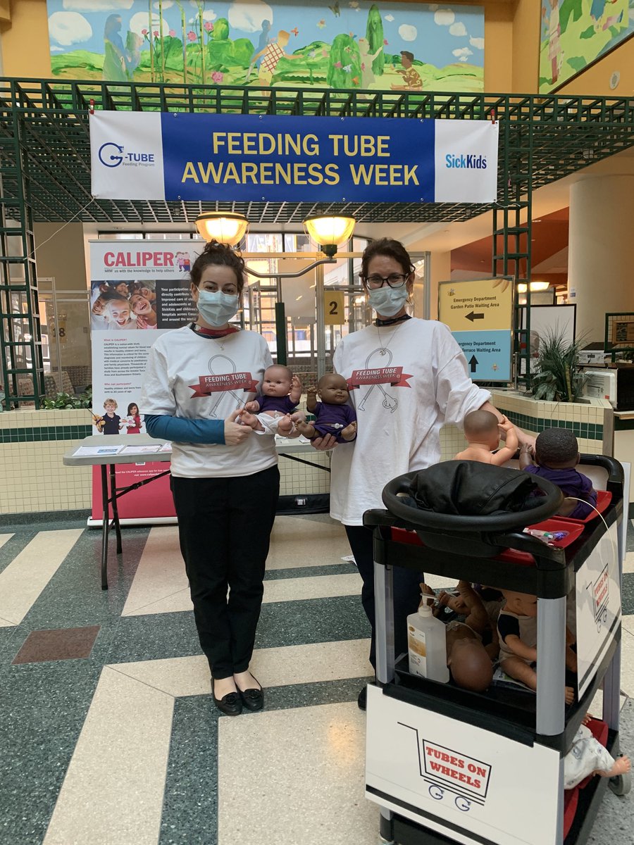 Always fun roaming the hospital with our Tubes On Wheels during Feeding Tube Awareness Week! <a href="/stephaniechu_RN/">Stephanie Chu</a>  <a href="/juliecjgraham/">Dr. Julie Johnstone</a> <a href="/Sanj_Mahant/">Sanjay Mahant</a> #CanPaedFTAW