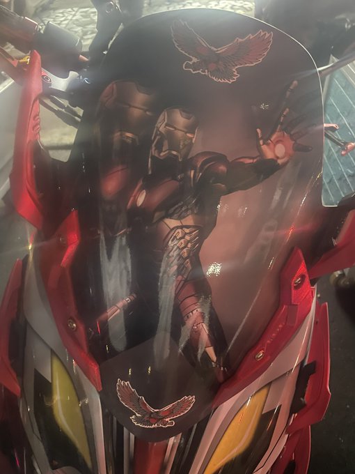 おはよう
昨日台湾で見かけた
アイアンマン仕様のバイク
めちゃくちゃカッコいい✨ 