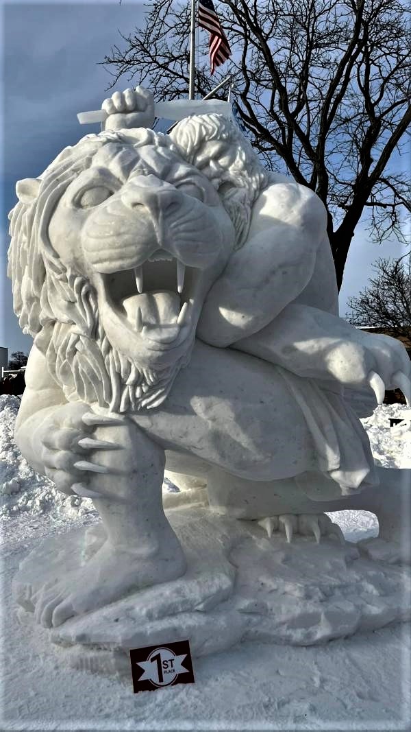 Max Tsaparis on Twitter "The winners of the National Snow Sculpting