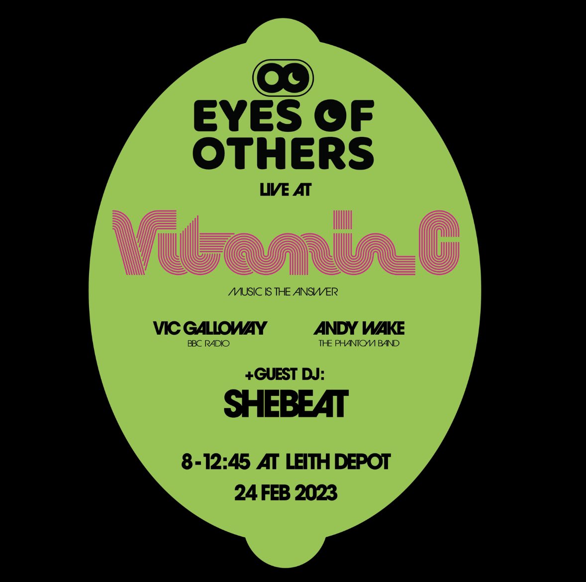 Next dose of #vitaminC at <a href="/leithdepot/">LEITH DEPOT</a> - this time with <a href="/eyesofothers/">sro</a> (@heavenlyrecs) live, guest DJ <a href="/SheBeatMusic/">SheBeat</a>, <a href="/VicGalloway/">Vic Galloway</a> and myself playing records.                          Tickets: eventbrite.co.uk/e/vitamin-c-ti…