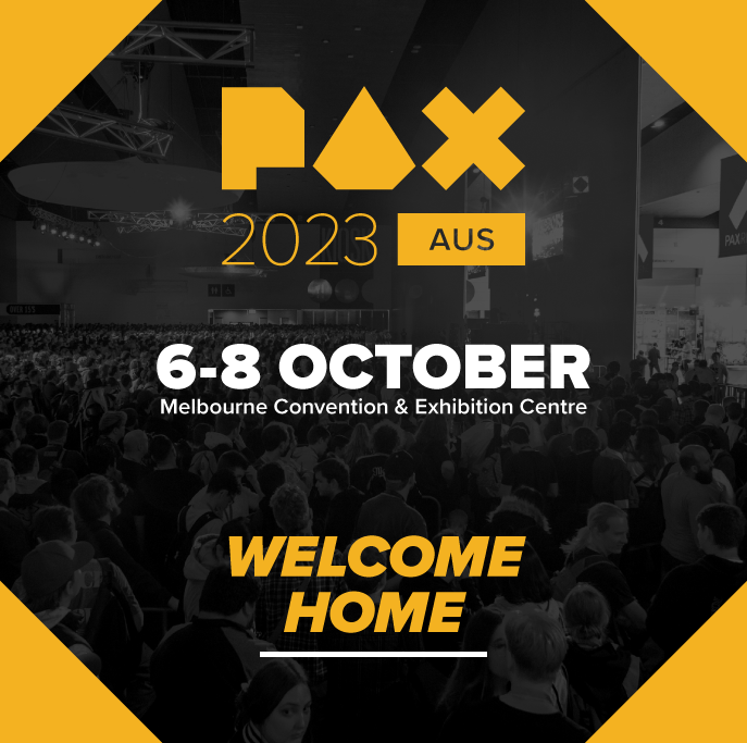 Shall we play a game OR THOUSAND?!
Book your leave, find a fish feeder, inform your loved ones, don’t run with scissors - #PAXAUS IS BACK! 6-8 October 2023 | Melbourne Convention &amp; Exhibition Centre

Badges? Merch? Panels? Guests? Purple Monkey Dishwashers? Stay tuned for more!