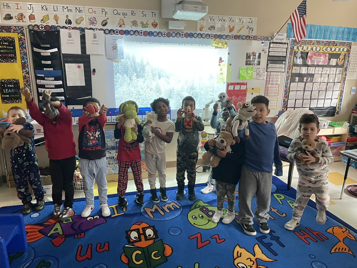 Mrs. Wojciechowski (@kallenftps_ces) on Twitter photo We loved learning all about hibernation that we had a hibernation party! We wore pajamas, brought in a stuffed animal 🧸and made our desks into burrows/dens. We even fueled up for the winter ❄️with some special snacks 🍓before we hibernated. <a href="/Rivera_CES_FTPS/">Miguel Rivera</a> We loved learning all about hibernation that we had a hibernation party! We wore pajamas, brought in a stuffed animal 🧸and made our desks into burrows/dens. We even fueled up for the winter ❄️with some special snacks 🍓before we hibernated. <a href="/Rivera_CES_FTPS/">Miguel Rivera</a>
