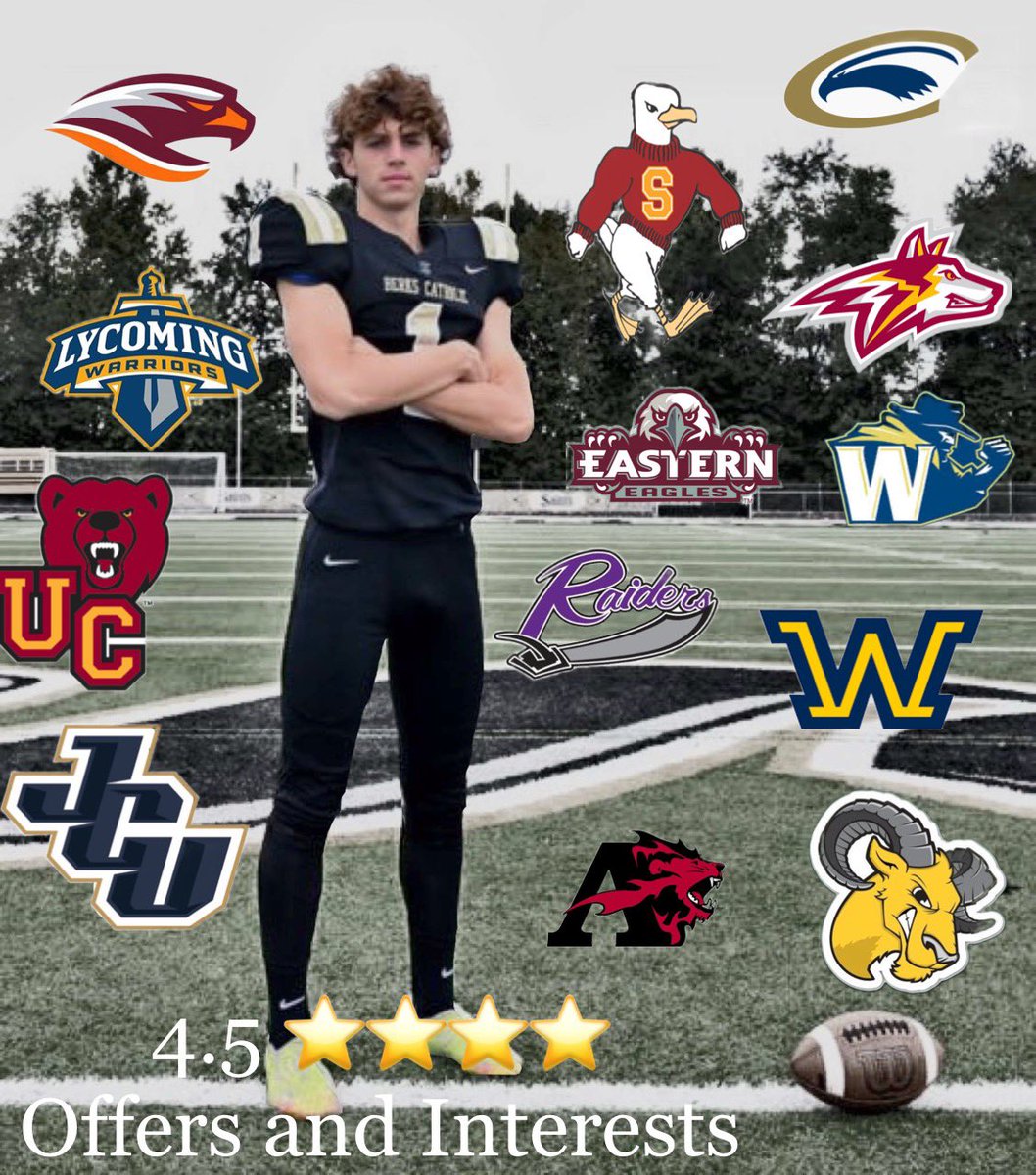 andrew kurtas (@andrewkurtas) on Twitter photo I’m excited to say that I will be announcing my top 6 schools a week from today! <a href="/CU_FBRecruiting/">Clarion Football Recruiting</a> <a href="/SeaGullFootball/">Salisbury University Football</a> <a href="/SURiverHawksFB/">Susquehanna Football</a> <a href="/WarriorsFBall/">Lycoming Football</a> <a href="/UrsinusFootball/">Ursinus Football</a> <a href="/JCUFootball/">John Carroll Football</a> <a href="/MountUnionFB/">Mount Union Football</a> <a href="/WilkesFootball/">Wilkes Football</a> <a href="/Albright_FBall/">Albright Football</a> <a href="/AlverniaFB/">Alvernia Football</a> <a href="/DVUfootball/">Delaware Valley University Football</a> <a href="/EUEaglesFB/">Eastern University Football</a> <a href="/NCWesleyanFB/">NC Wesleyan Football</a> I’m excited to say that I will be announcing my top 6 schools a week from today! <a href="/CU_FBRecruiting/">Clarion Football Recruiting</a> <a href="/SeaGullFootball/">Salisbury University Football</a> <a href="/SURiverHawksFB/">Susquehanna Football</a> <a href="/WarriorsFBall/">Lycoming Football</a> <a href="/UrsinusFootball/">Ursinus Football</a> <a href="/JCUFootball/">John Carroll Football</a> <a href="/MountUnionFB/">Mount Union Football</a> <a href="/WilkesFootball/">Wilkes Football</a> <a href="/Albright_FBall/">Albright Football</a> <a href="/AlverniaFB/">Alvernia Football</a> <a href="/DVUfootball/">Delaware Valley University Football</a> <a href="/EUEaglesFB/">Eastern University Football</a> <a href="/NCWesleyanFB/">NC Wesleyan Football</a>