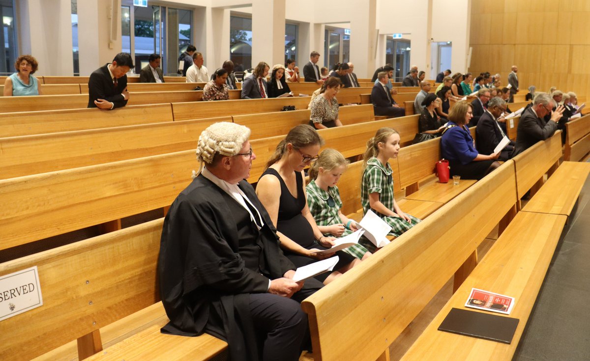 hugh_mcdermott's tweet photo. Pleasure to attend this year’s #RedMass Service at #StPatricksCathedral #Parramatta with my wife Bettina and our daughters. We gave thanks to those who serve our community in the legal profession. @michaeldaleyMP @SydArchdiocese @parracatholic https://t.co/RcHheQiv2d
