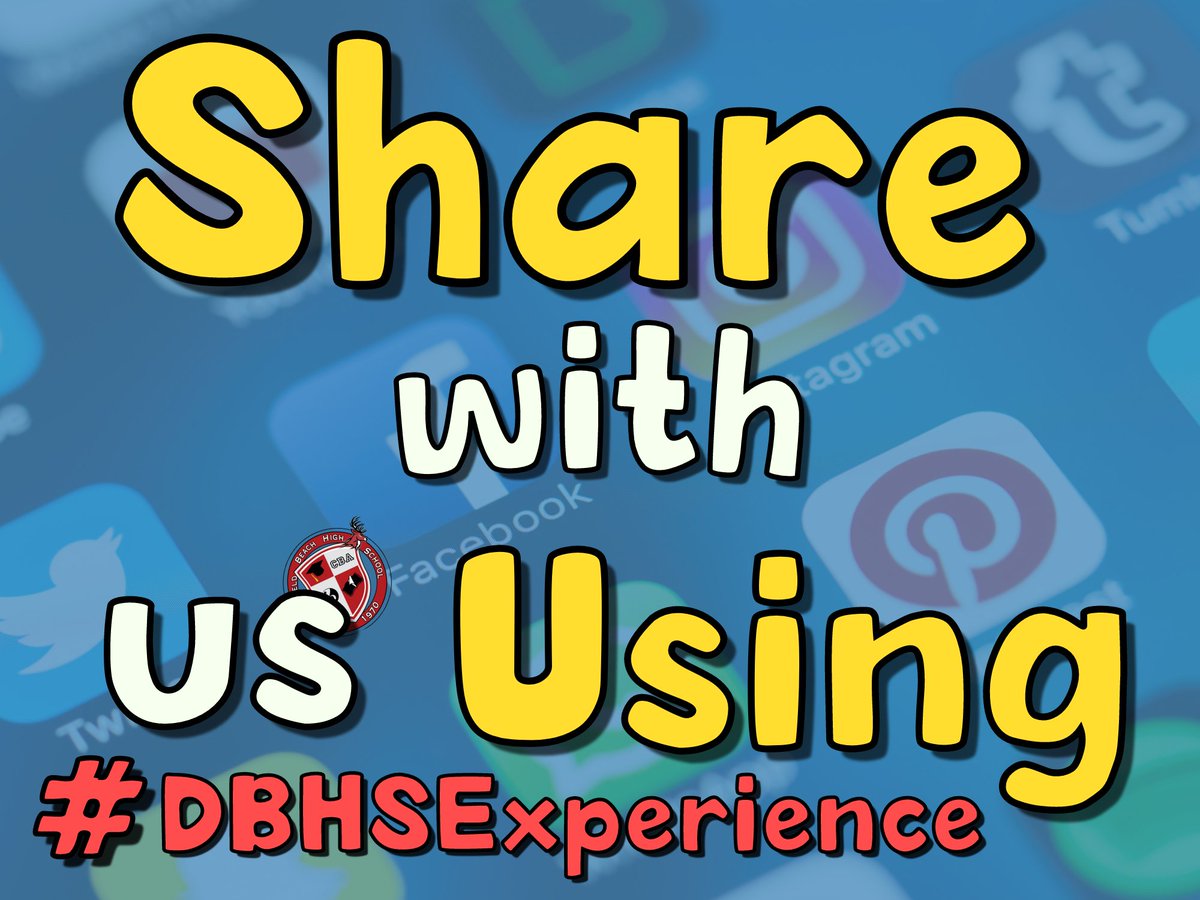 DBHSpathfinder's tweet image. All #DBHS students are encouraged and welcome to share their pictures of school involvement by using #DBHSExperience !