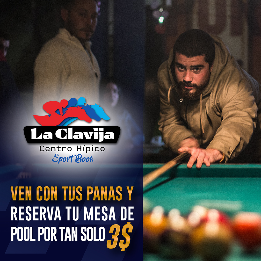 laclavijahipica's tweet photo. Juega de una forma segura, tenemos disponibles mesas de pool para que pases un rato diferente ven con tu grupo y gana la partida.🎱🎱😃
#Mesdepool #Poolccs #Catiaavsucre #Laclavijahipica #Sportbookccs #Saladepool https://t.co/VNvLp7NbiT