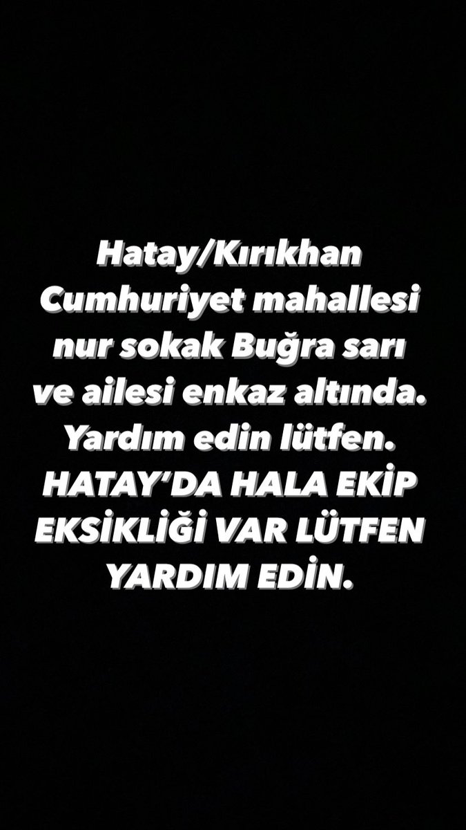 _bernatutuncu's tweet photo. @afadhatay #kırıkhan #ahbaphatay https://t.co/0K9xKZ1jrY