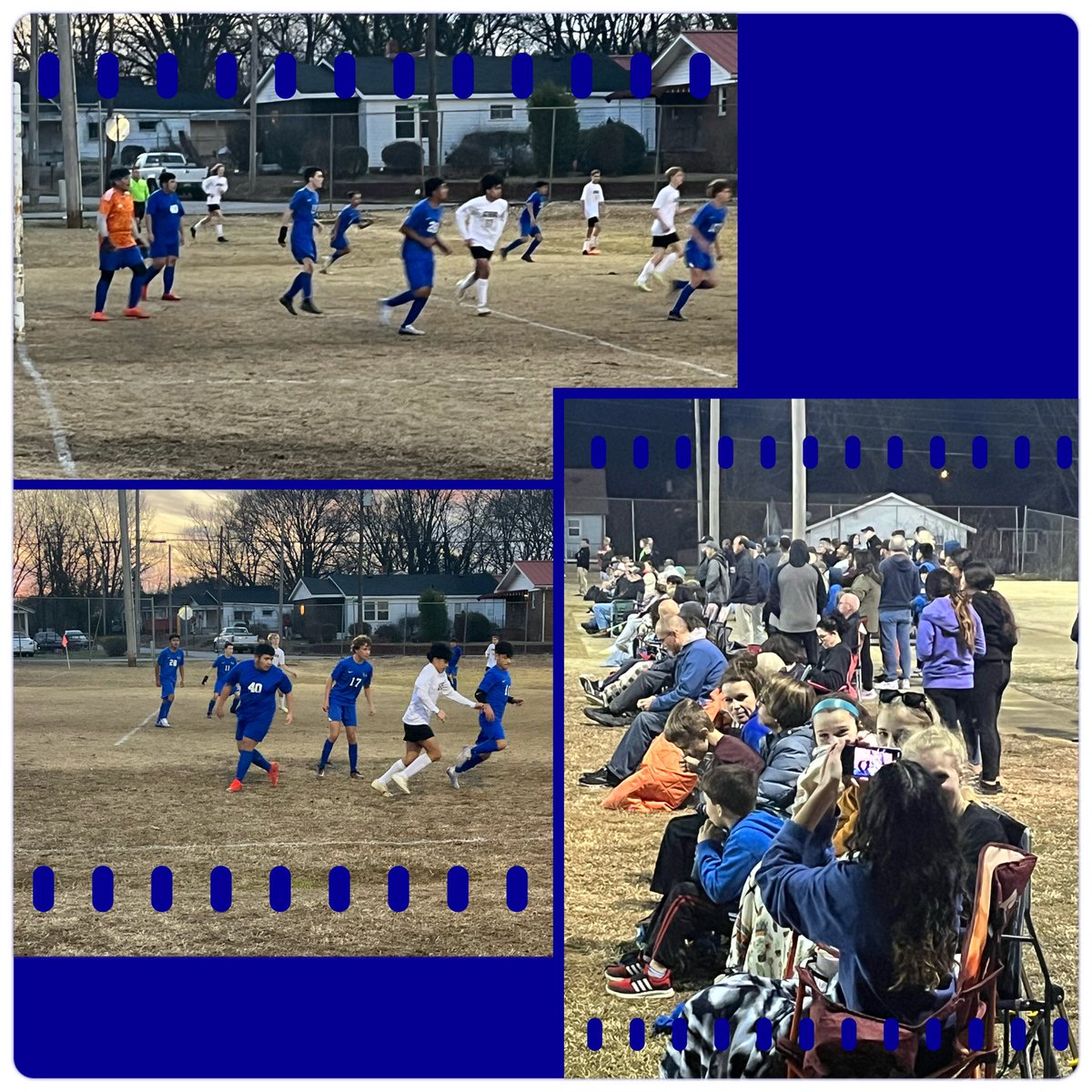 First match on the pitch @FlorenceMiddle vs @amseagles Great action and great crowd