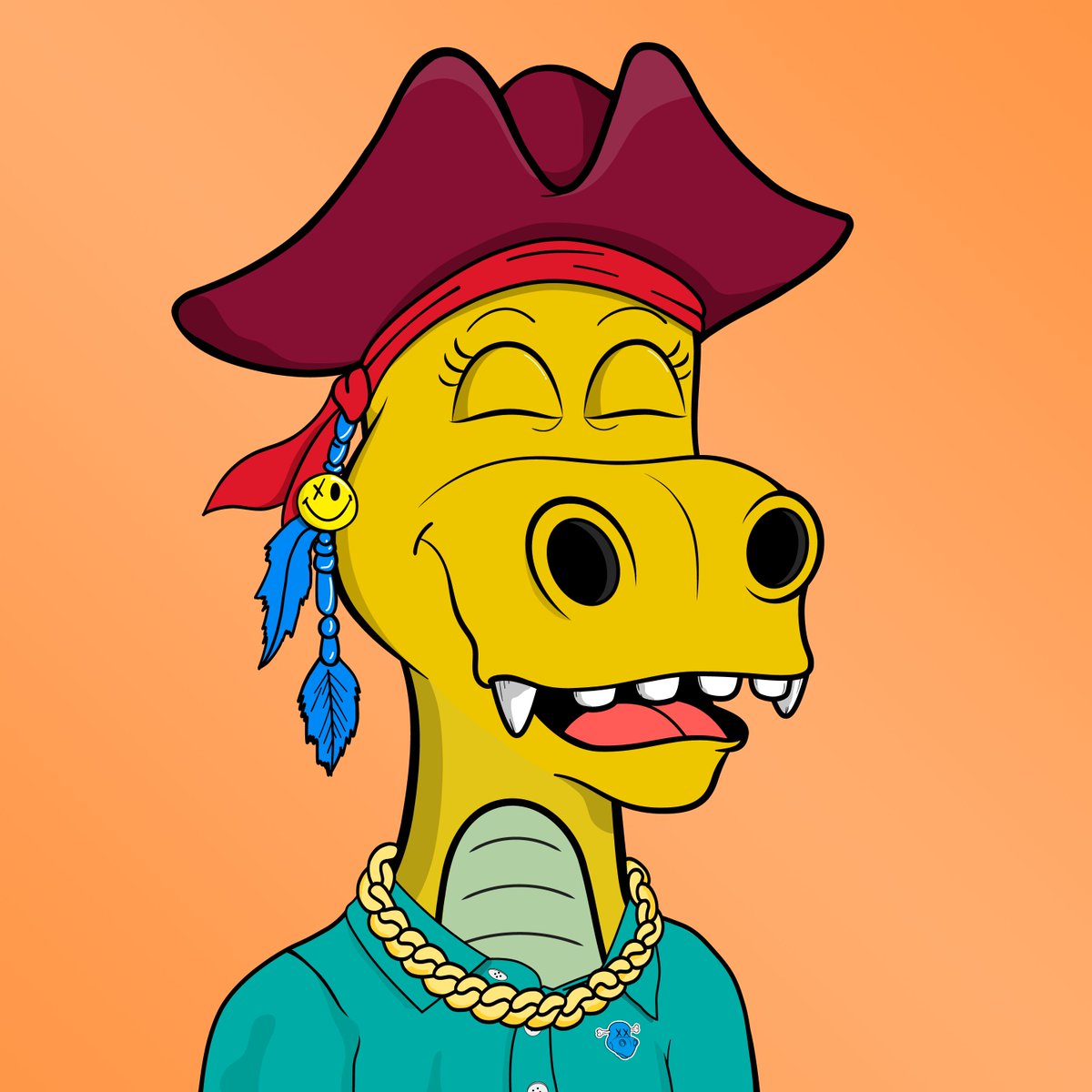 Tractodoteth's tweet photo. Yarg!!!! My @DapperDinoNFT is ready for the 7 seas! #SaveTheDinos #StillNotExtinct https://t.co/5IdgK9xocF