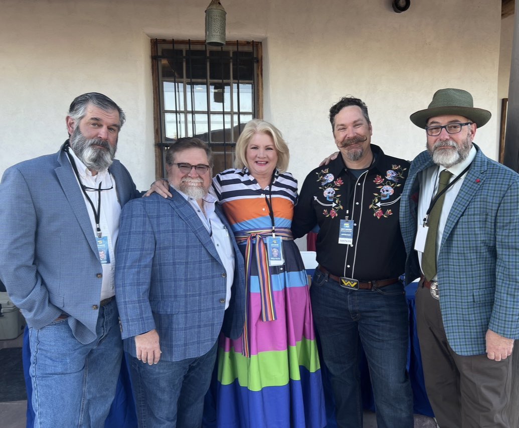 Join me and some of my favorite appraisers for Hour 3 of Santa Fe. We’ll be #liveTweeting #BeardsNotOptional #NerdBuddies #antiquesroadshow <a href="/RoadshowPBS/">Antiques Roadshow</a> <a href="/NMPBS/">New Mexico PBS</a> <a href="/PBS/">PBS</a> <a href="/JoelBohy/">Joel Bohy</a> Tim Prince <a href="/JMSupp/">James Supp</a> <a href="/AGM6/">Jeff Shrader</a>