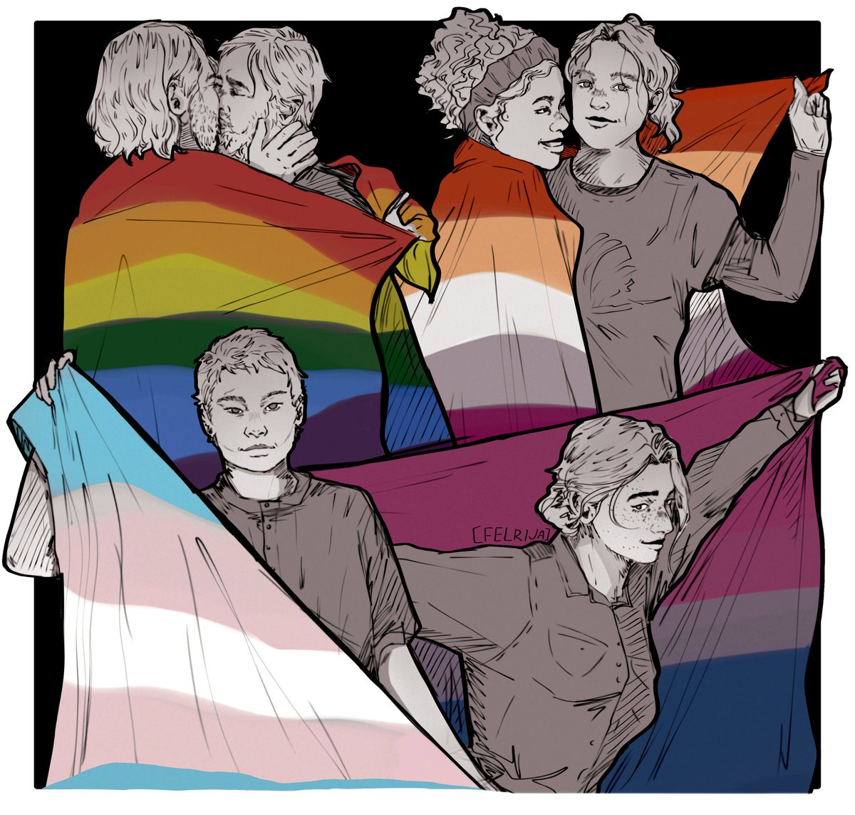 LGBTs of TLOU here's another art for today 👍

#TheLastOfUs