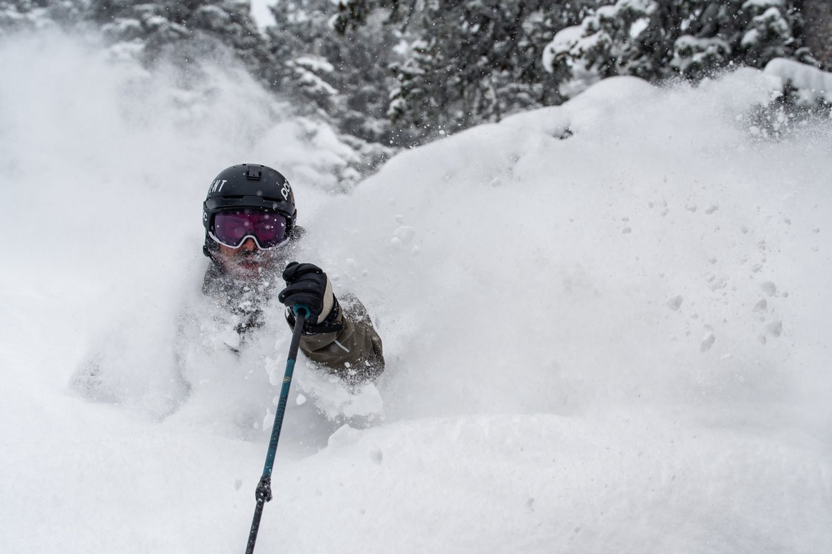 Snowbird's tweet photo. You’ve been chest deep in emails this Monday. We’ve been chest deep in powder.

#ADifferentBreed https://t.co/x9zmldgzEm