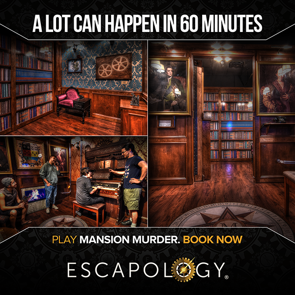 Failure means A LIFE BEHIND BARS! Do you have what it takes to find the family killer before you are framed and lose your inheritance?

Book Mansion Murder now: escapology.com/en/austin-tx