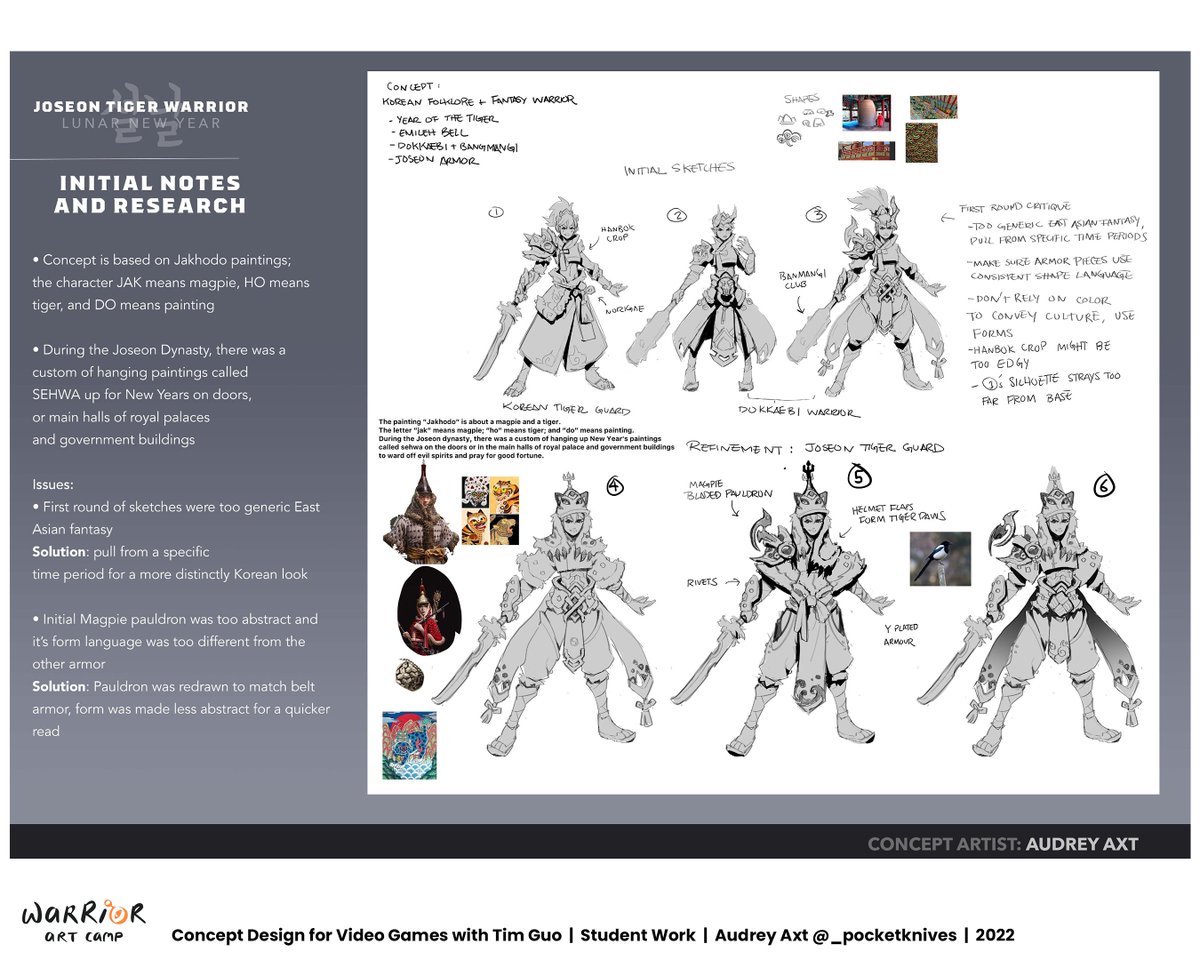 Audrey Axt's (<a href="/_pocketknives/">Audrey Axt | Now Available for Work !</a>) gorgeous concept art from Tim Guo's September 2022 class! 🐯 Register now: warriorartcamp.com/concept-design… 🌟