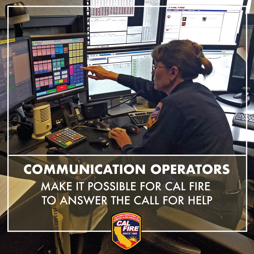 It's a career with a big impact. CAL FIRE is hiring Communications Operators-see link for details ⬇️
tinyurl.com/yyhr6xs5 #JoinCALFIRE #California