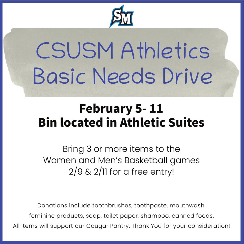 CSUSM_SAAC's tweet image. 🗣 THIS WEEK!