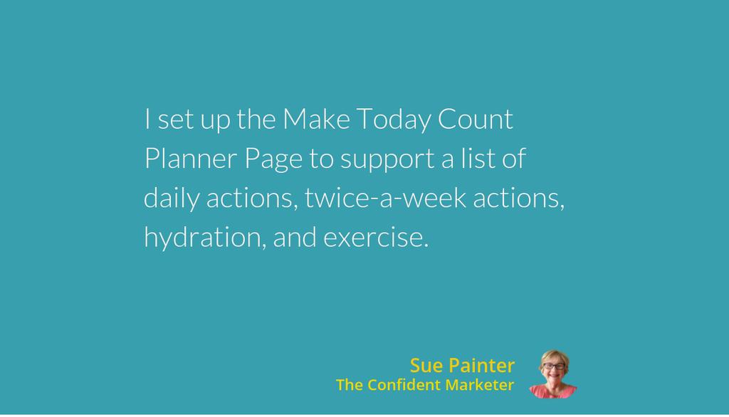 The Make Today Count Planner Page

Read the full article: Use This Planner Page to Make Today Count Toward Your Long Term Goal
▸ lttr.ai/72iE

#HowToMeetGoals #PlannerPages