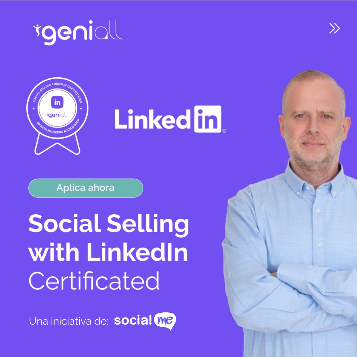 socialmelatam's tweet photo. ¡Atención emprendedores! Postula al Bootcamp de Social Selling con LinkedIn de @GeniAll_latam. Podrás crecer en ventas con Sales Navigator de la mano de @danidron y acceder a los beneficios de Linkedin gracias a la alianza con @MSFTMexico @MicrosoftLatam https://t.co/AzIHvvbvxB https://t.co/rSopx3oWNr