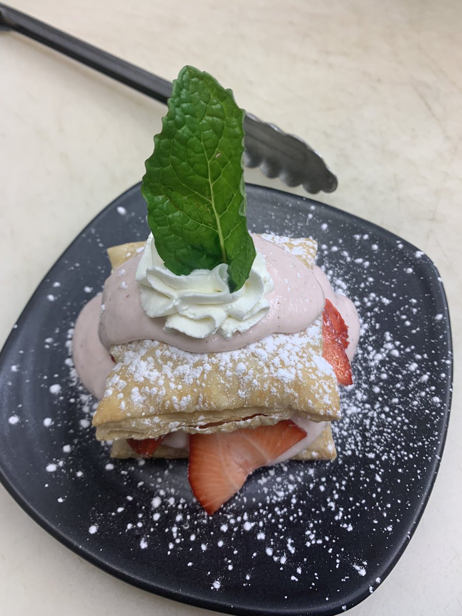 xpillihpx's tweet photo. a few of our desserts @ Ginger. we are open Wednesday through Sunday Super Bowl Sunday we will be closed make sure to stop by we also got picked for the best chicken wings in town! (Second pic is a dessert special that was served Sunday) https://t.co/UERCk6IyGj