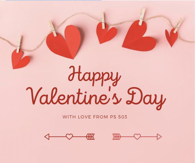 Happy Valentine’s Day from PS 503 ❤️