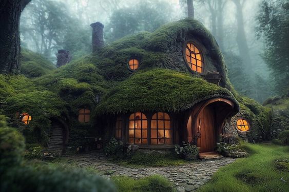 ElliottBlackwe3's tweet photo. I would love to imagine myself in a Hobbit hole in the woods, filled with books &amp; maps, where friends could come, sit in oversized comfy armchairs by the fire where we'd share mugs of hot chocolate &amp; wondrous tales. https://t.co/R34Fp5tqvB