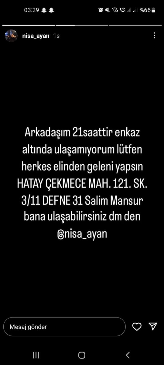 Eger yakınlarda olan bi bilgisi olan varsa lutfen yardimci olsun