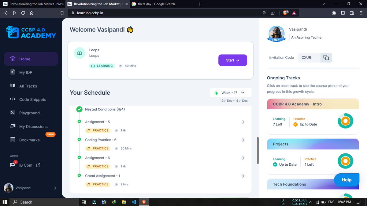 PVasipandi's tweet photo. Today I completed my grand assiment 1 🙂
Thank you nxtwave team.
#nxtwave #ccpb
#coding #assignment #python #grandassignment https://t.co/Nqyy3HU4Ew