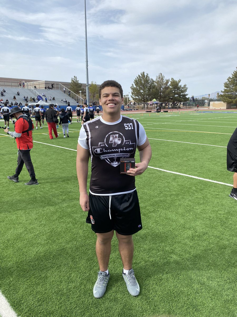 I wanna thank <a href="/NPShowcases/">National Preps Showcases</a> for giving me the opportunity to win D-Line MVP. I will never forget this experience. <a href="/GregBiggins/">Greg Biggins</a> <a href="/BrandonHuffman/">Brandon Huffman</a> <a href="/GHoward_Scout/">Gary Howard -Scout</a> <a href="/Pumphrey6K/">Donnel Pumphrey Jr.</a> <a href="/On3Recruits/">Follow @Rivals</a> <a href="/LP1DON/">Lonnie Pumphrey</a> <a href="/CoachBigRome/">Jerome Johnson II</a> <a href="/SilveradoHSFB/">Silverado High School Football</a>