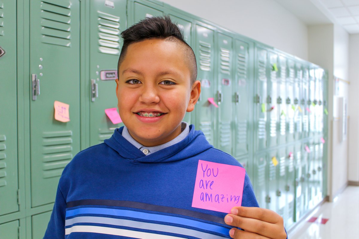 Today is the start of Hope Week! ⭐ Our theme for this week is “You’ve Got a Friend in Me!” Students wrote sticky notes with encouraging messages to practice building friendship skills.

<a href="/HopeSquads/">Hope Squad</a> #HopeWeek #HopeSquad #GuadalupeSchool #SLC #Utah