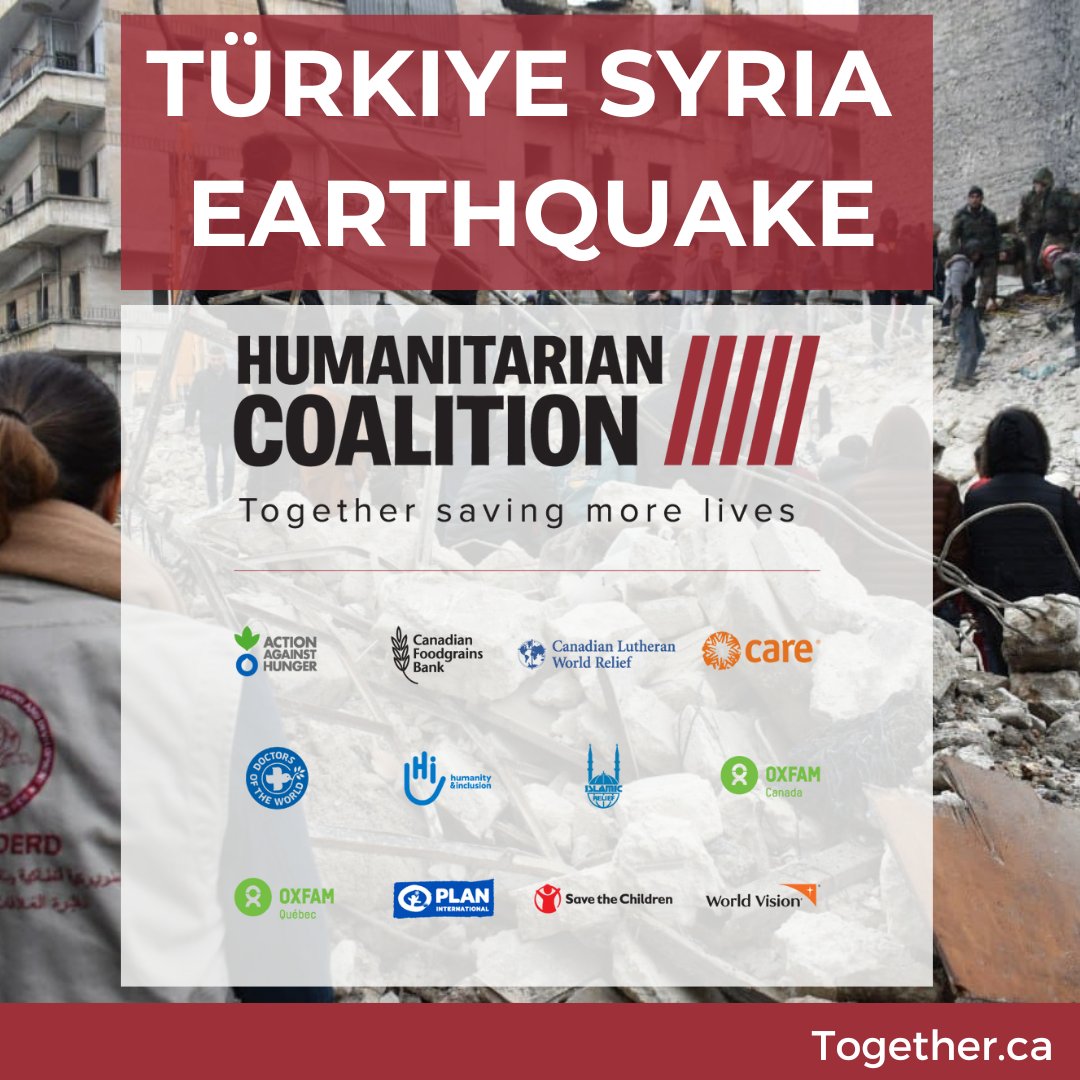 Yilmaz Ergun Dinc (@dryedinc) on Twitter photo The <a href="/humcoalition/">Humanitarian Coalition | Coalition Humanitaire</a>, which brings together 12 Canadian international #aid agencies, started a #donation campaign to support the #rescue work in Turkiye and Syria. Please donate, if you can, as international aid will help save lives: lnkd.in/gAZAQkCD The <a href="/humcoalition/">Humanitarian Coalition | Coalition Humanitaire</a>, which brings together 12 Canadian international #aid agencies, started a #donation campaign to support the #rescue work in Turkiye and Syria. Please donate, if you can, as international aid will help save lives: lnkd.in/gAZAQkCD
