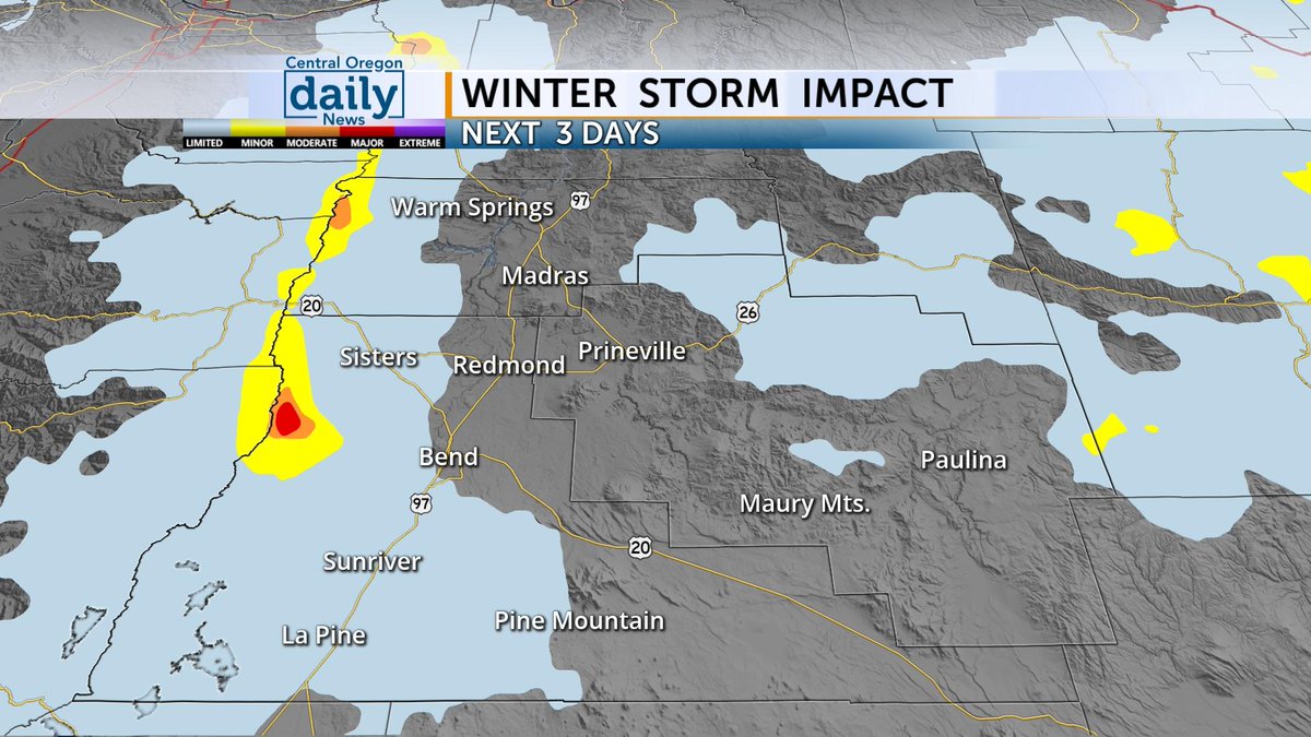 Central Oregon Daily News on Twitter "RT WenningWx Get ready for