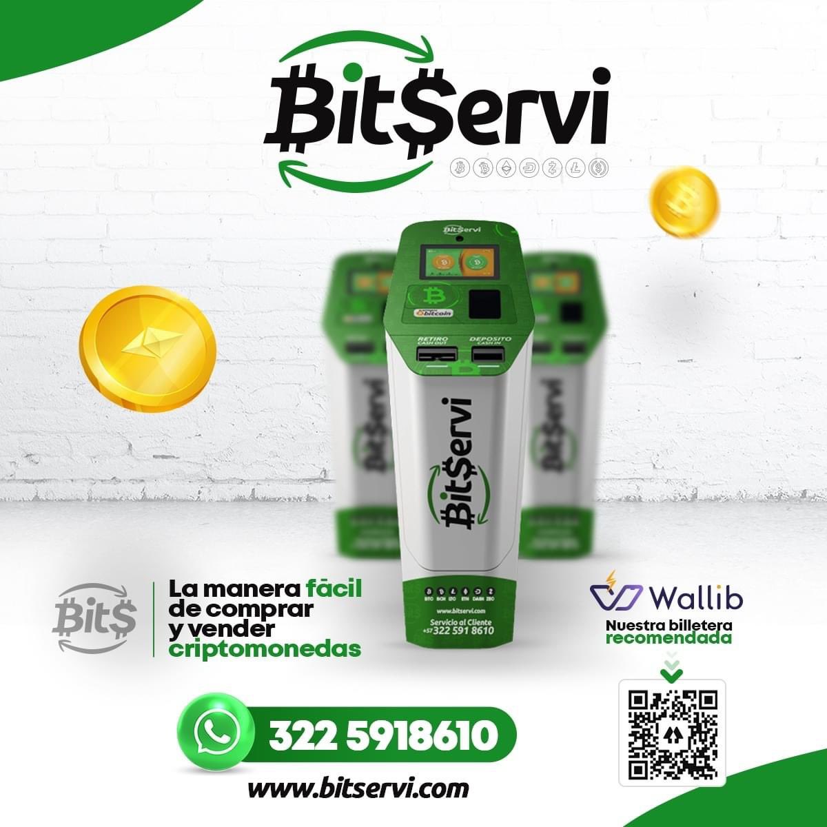 BitserviATM's tweet photo. Opera en nuestra red de cajeros, fácil, seguro, sin costos ocultos ! 
#bitservi donde comprar y vender Bitcoin nunca fue tan fácil! https://t.co/B3UUBfxM1T

#bitservi  #bitcoin #atm #criptomonedas #blockchain #bitcoincolombia https://t.co/2sul4PPKBd