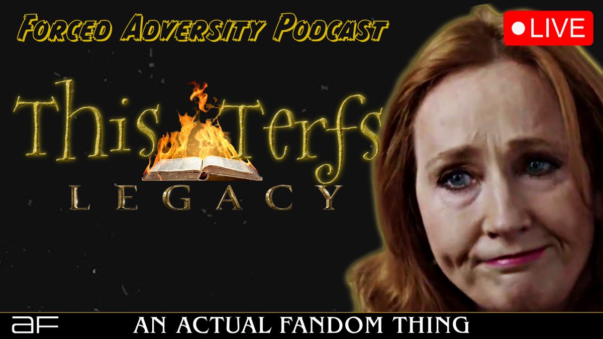 ForcedAdversity's tweet photo. ICYMI:
To "celebrate" the excretion of Hogwarts Legacy, we did a double-FAP! 

2 decades ago: Christian Extremists against Harry Potter &amp; JK Rowling

Now:  JK joins extremists against trans people! 

Books burn &amp; stomachs turn!
▶️https://t.co/sX7iegn4RO https://t.co/J7I6ZhfgWA