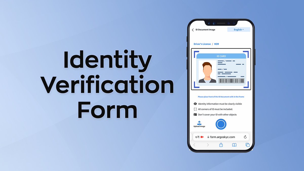 argoskyc's tweet photo. Get quick and easy KYC integration done with ARGOS KYC's Liveform - an identity verification form designed for simple integration and adaptability. https://t.co/6q8xjQ5rn0
#Liveform #ARGOSKYC #IdentityVerification https://t.co/gQOSMqbOoc