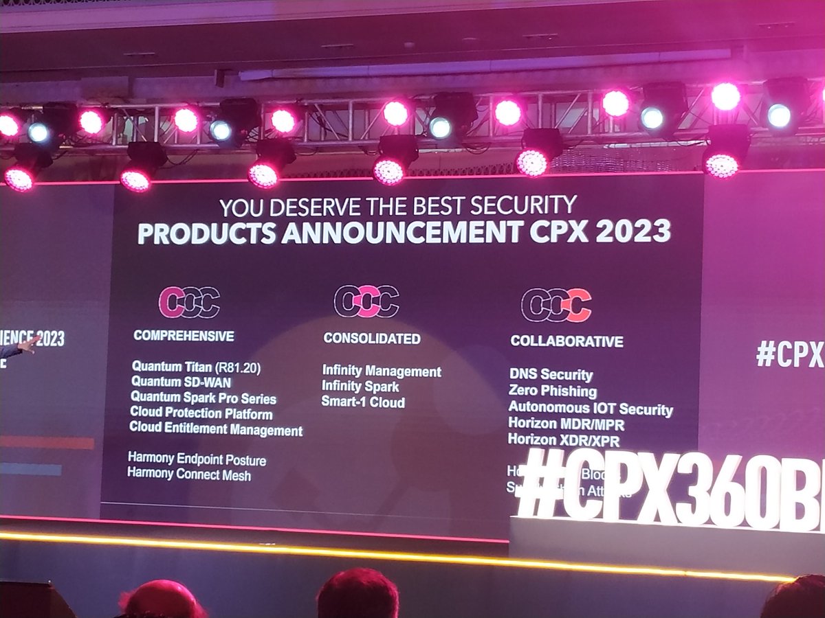 Check Point products
#cpx360blr