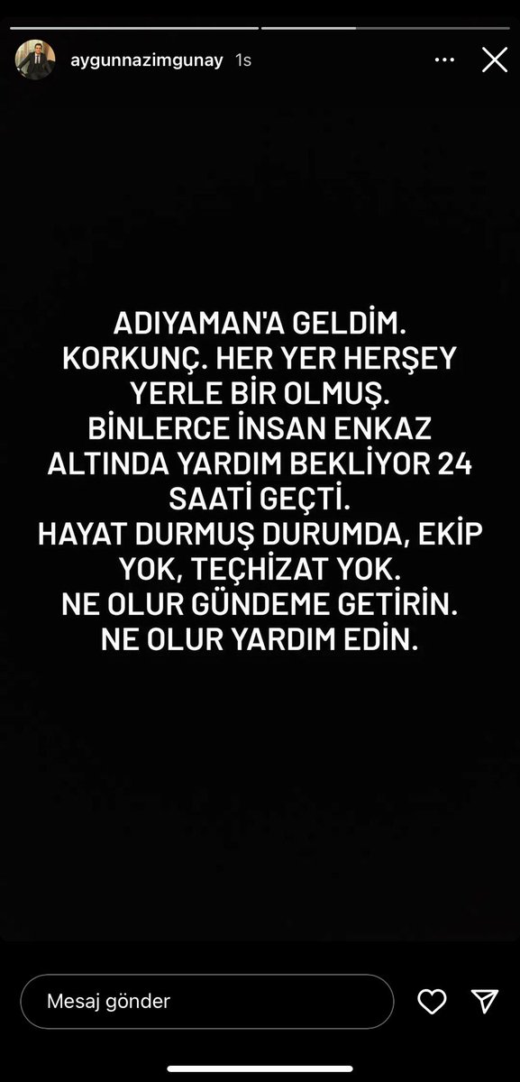 Babasını çıkarttılar ama annesi ve kardeşleri hala enkaz altında lütfen destek ekip yollayın 🙏 #Turkey #deprem #sondakikadeprem #ohal #HelpTurkey #Adıyaman #adiyamandeprem #foxtv #AdıyamanValiliği <a href="/AdiyamanBelTR/">Adıyaman Belediyesi</a> <a href="/haluklevent/">Haluk Levent ( Ahbap Ekibi )</a> <a href="/ahbap/">Ahbap</a> <a href="/Ahbap_Medya/">Ahbap Medya</a>