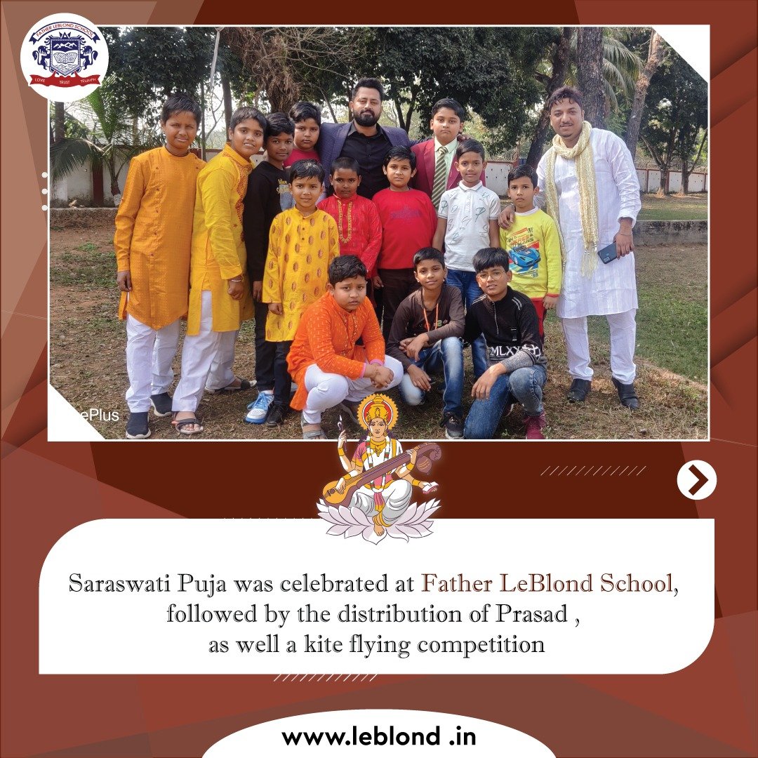 FatherLeblond's tweet photo. This 26th January at Father LeBlond School, Saraswati Puja was celebrated, then Prasad distribution took place in the afternoon.
#FatherLeblond #FatherLeblondSchool #SaraswatiPooja #SaraswatiPuja #Prasad #Kite #KiteFlying #BasantPanchami #VasantPanchami #KiteFlyingCompetition https://t.co/pTsIpZdS53
