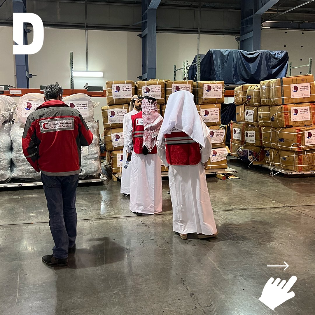 dohanews's tweet image. Qatar has prepared aid for the thousands affected by the devastating earthquakes that hit Turkey and Syria on Monday.

Stay tuned as we follow the aid and head to the impacted sites.