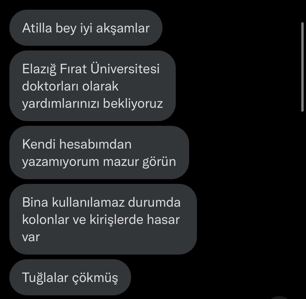 ativittta's tweet photo. ELAZIĞ FIRAT ÜNİVERSİTESİ HASTANESİ HASARLI DURUMDA. Orada çalışan bir hekim arkdaşımızın çağrısı. Hem çalışan arkadaşlarımızım hem de tedavi bekleyen hastalarımızın can güvenliği için gereken neyse yapılsın. https://t.co/Ex4X2o8tdH