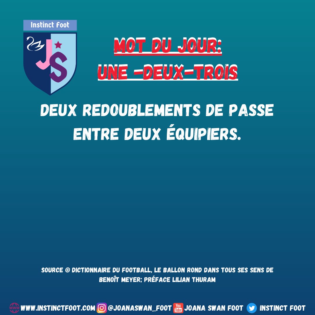 instinctfoot's tweet photo. Au quotidien un nouveau mot pour apprendre d'avantage sur le language du football ⚽
#football #dictionnairedufootball #instinctfoot #motdujour #undeuxtrois https://t.co/2XiqiR7Osg