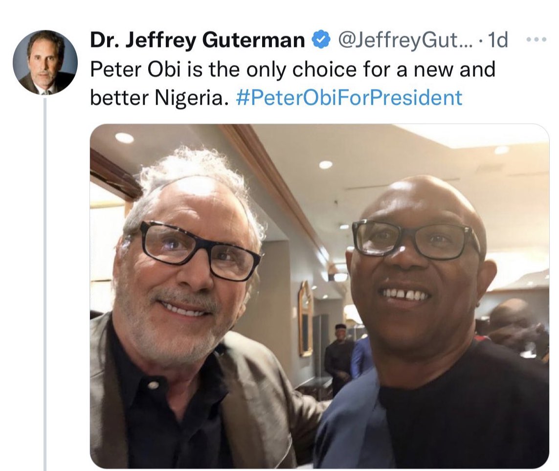 This is the height of deceit. @JeffreyGuterman with the highest level of ignorance of Nigeria state, he appeared in one of my Twitter Space where I questioned him and also lectured him about Nigeria. It is now clear most of them are looking for a ways into the national treasury