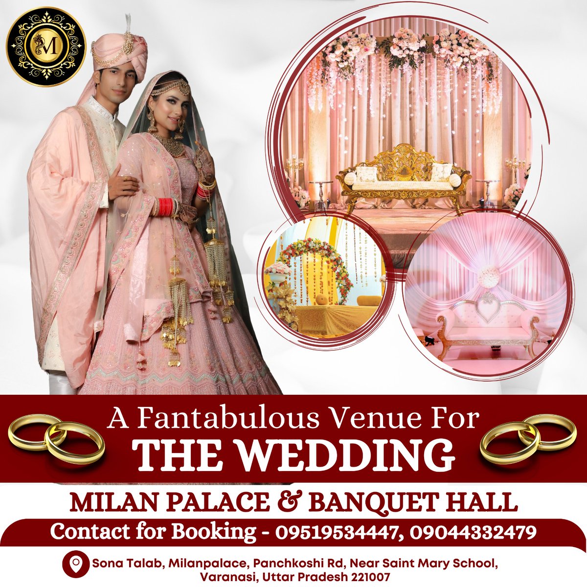 milan_palace's tweet photo. A fantabulous venue for your wedding. Why worry when Milan Palace is with you. Book now
#banquets #happilyeverafter #blessings #weddingdecor
#weddingplanner #weddingvenue #indianwedding
#weddingprops #shaadiwish #foodandservice
#weddingmanager #catering #shaadi #familywedding https://t.co/NBvNGTtdDs