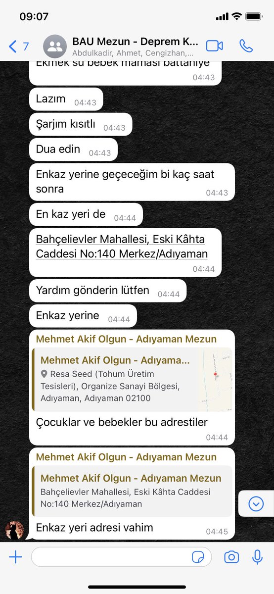 🆘Adıyaman Acil Yardım🆘

Bahçelievler Mahallesi, Eski Kâhta Caddesi No:140 Merkez/Adıyaman

Adreste bebekler,çocuklar var. Yardım edin lütfen. Arkadaşım M. Akif Olgun enkaz alanında.
<a href="/AFADBaskanlik/">AFAD</a> <a href="/ahbap/">Ahbap</a> <a href="/haluklevent/">Haluk Levent ( Ahbap Ekibi )</a> @baumezunIar <a href="/AdiyamanBelTR/">Adıyaman Belediyesi</a> @AKUTASSOCIATION <a href="/nasuhmahruki/">Nasuh Mahruki</a>