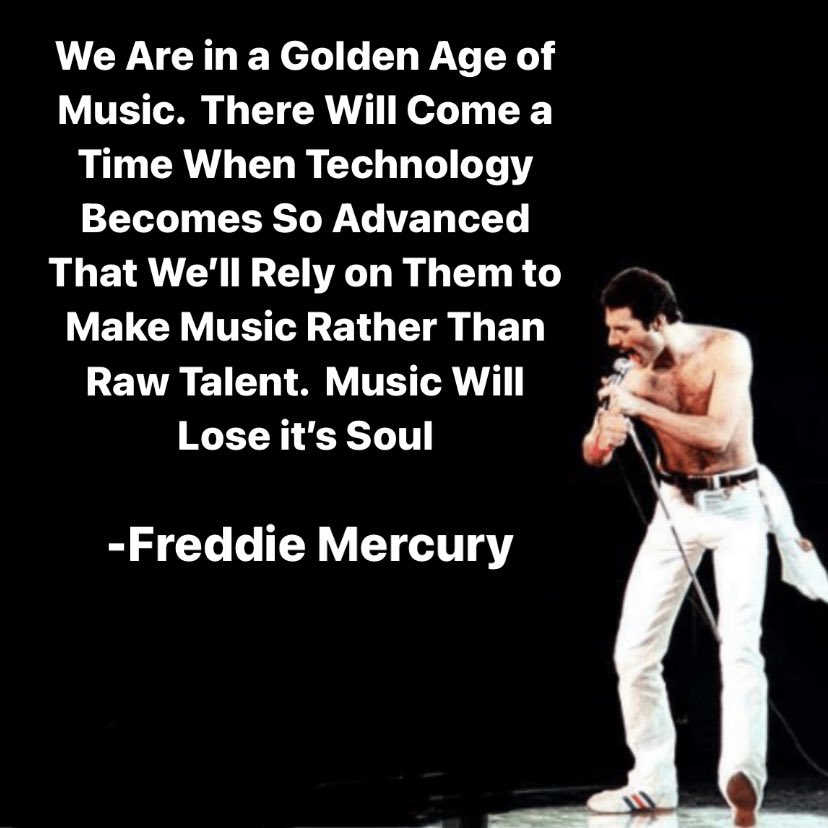 Thoughts?

#Queen #FreddieMercury #Music #RockAndRoll #Rock