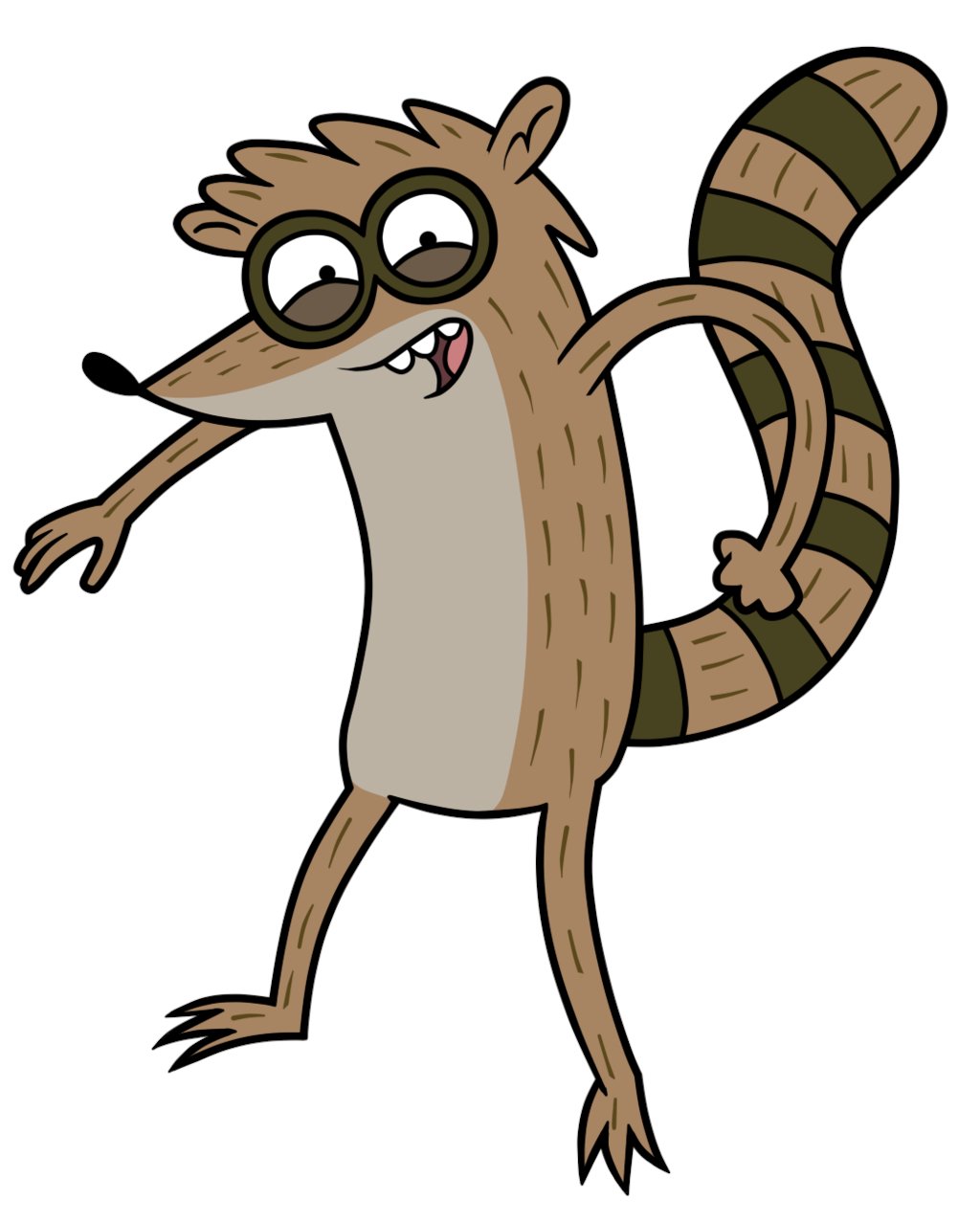 Anything Bot on Twitter "My name is Rigby. I live at 308 Negra Arroyo Lane, Albuquerque, New