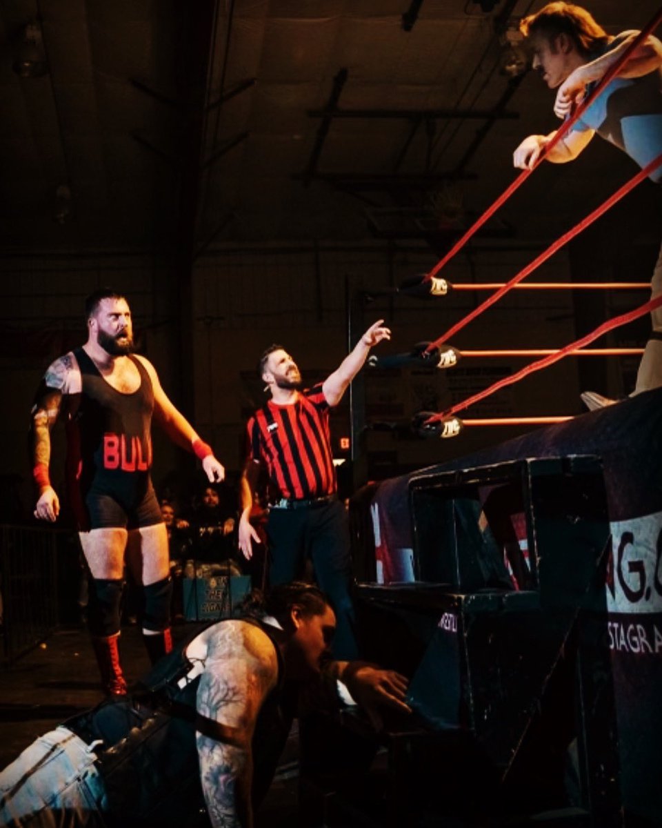 BulkNasty91's tweet photo. Looks may not be able to kill. But Bulk can. See you two again soon. #Bulk #BigManBusiness #NothingIsOver #IWC #ProWrestling #Pittsburgh #Powerlifting #Beard #BodyBuilding #Mass #Rage #Brawl #War #Tattoo #Intensity #ThePower #TheGlory #TheBulk #BulkingSeason #StrongerThanAll https://t.co/41EveIvTcg