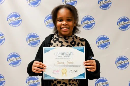 Jessica James, a fourth-grade student <a href="/FMTFalcons/">Fairmount Elementary</a> Elementary, was recognized for her quick thinking and heroic efforts. She sprang into action, called 911 and saved her father’s life. fhsdschools.org/news/news-deta…