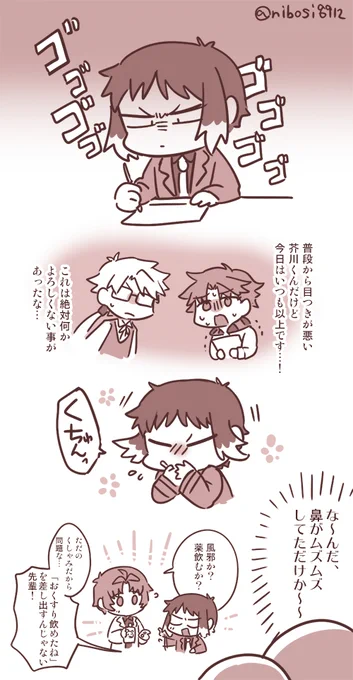 獣探偵社員も未だに慣れない
けもたがわ君の悪い目付き 